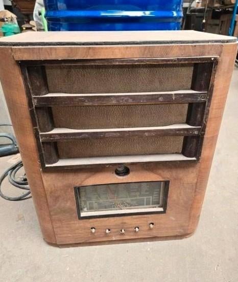 Antiek vintage radio stereo Cassel retro, Antiek en Kunst, Ophalen of Verzenden