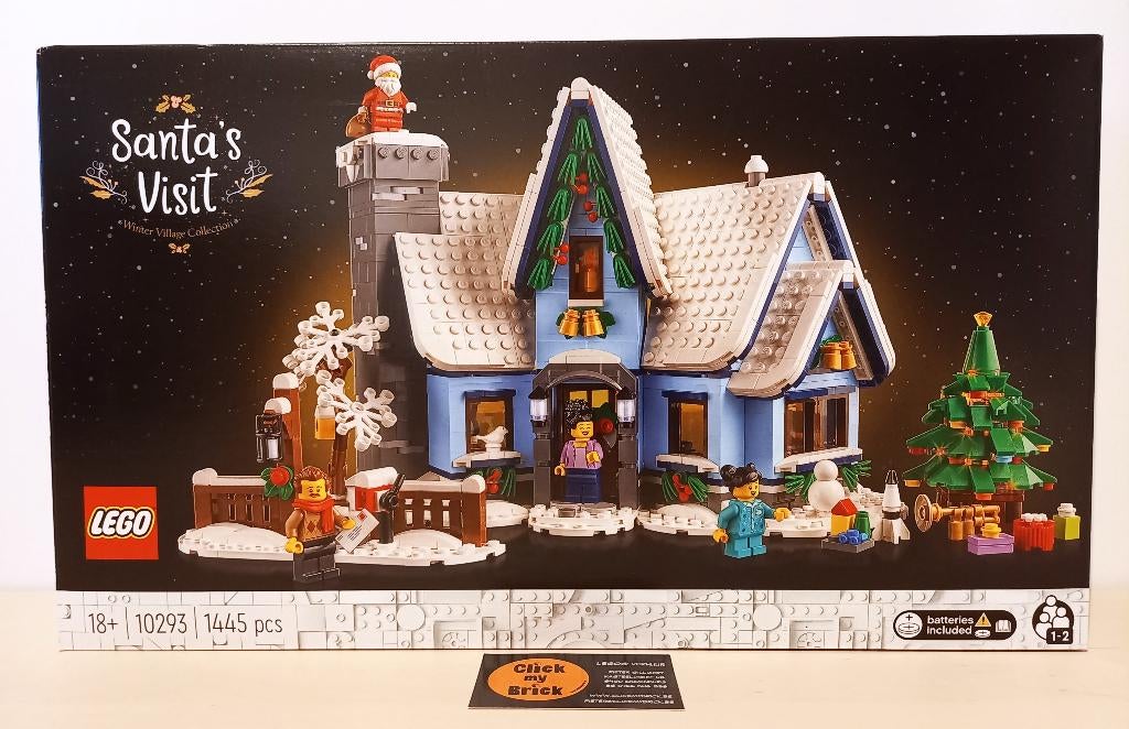 10293 - Lego Icones La visite du Père Noël - NEUF ET SCELLÉ, Enlèvement ou Envoi, Neuf, Ensemble complet, Lego