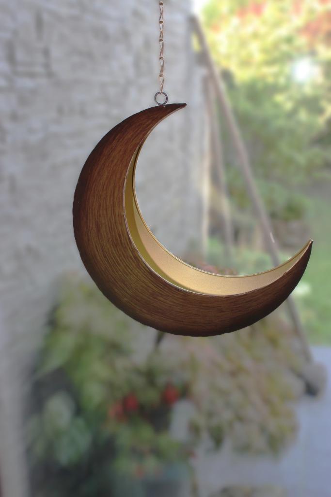 ikebana halve maan hang vaas, Neuf, Moins de 50 cm, Autres couleurs, Autres matériaux