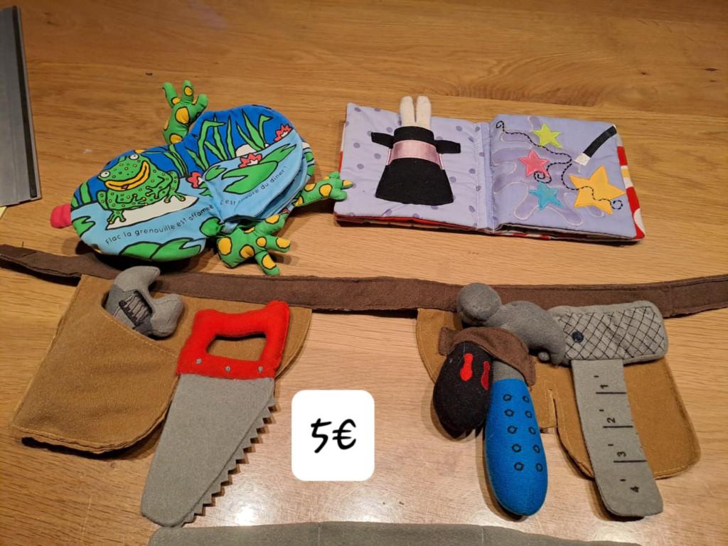 Marionnette pour enfant, Enlèvement, Utilisé, Livre à déplier, à toucher ou à découvrir, 6 à 12 mois