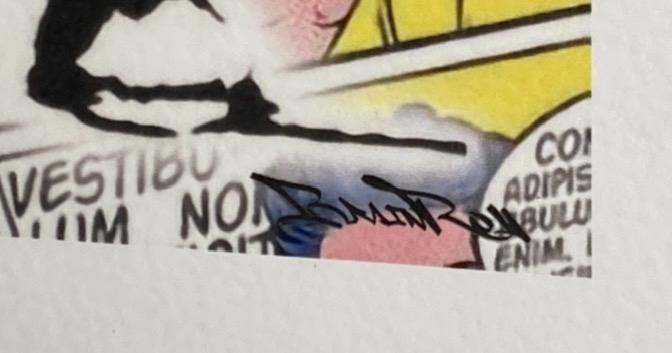 Brain Roy: unieke voorbeeldige lithografie