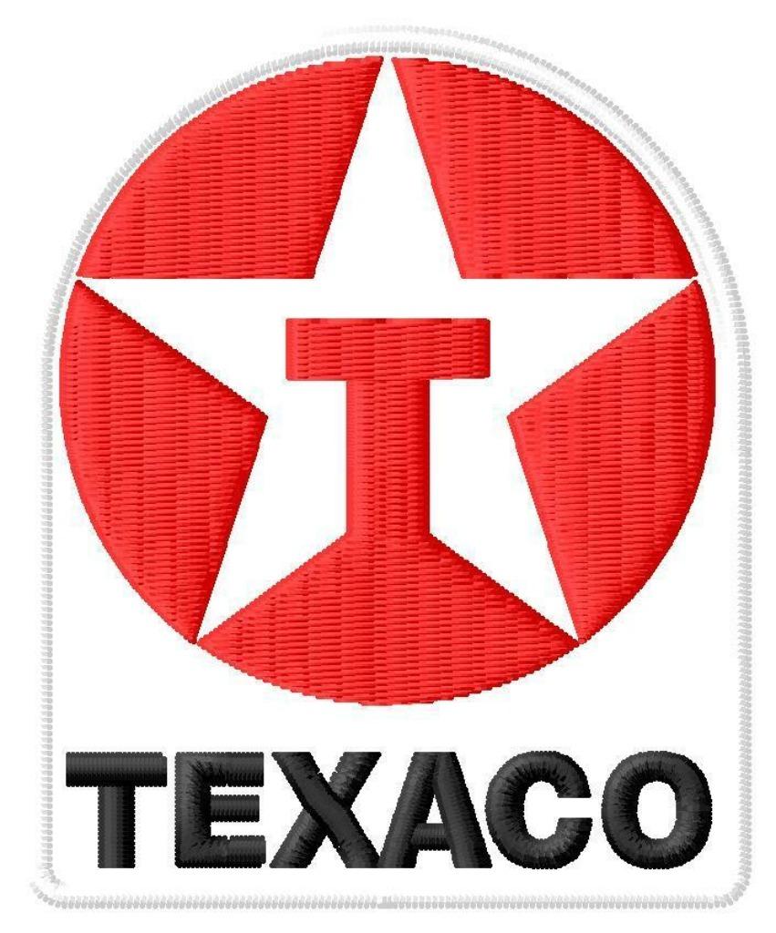Écusson Texaco - 65 x 80 mm, Hobby & Loisirs créatifs, Enlèvement ou Envoi, Neuf, Appliques Hotfix