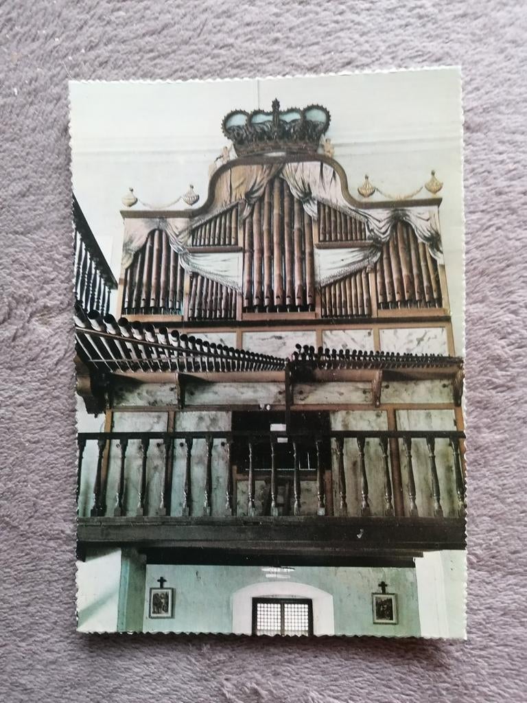 Postkaart orgel the famous bamboo organ, Antiek en Kunst, Kunst | Tekeningen en Fotografie, Verzenden