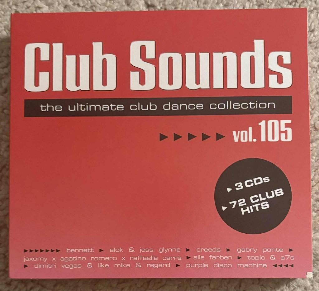 Club Sounds Volume 105  (72 Club Hits) (3 CD), CD & DVD, CD | Dance & House, Enlèvement ou Envoi, Comme neuf, Dance populaire