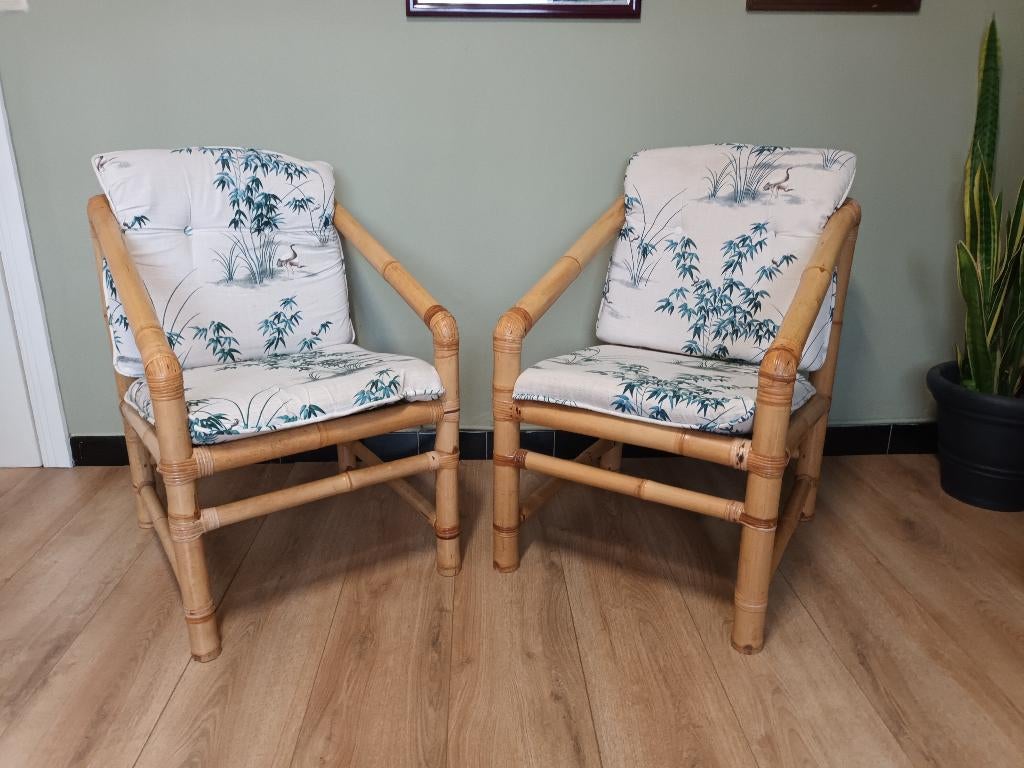 Fauteuils en bambou, Enlèvement