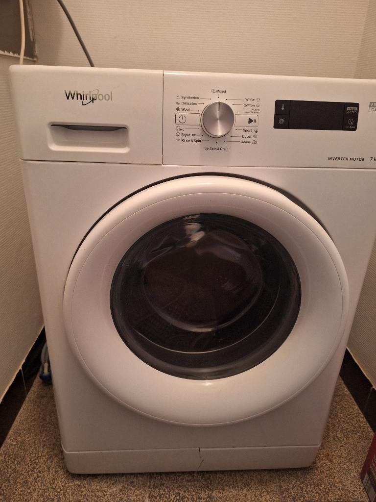 Wasmachine Whirlpool, Elektronische apparatuur, Wasmachines, 6 tot 8 kg, Ophalen, Zo goed als nieuw, Energieklasse A of zuiniger