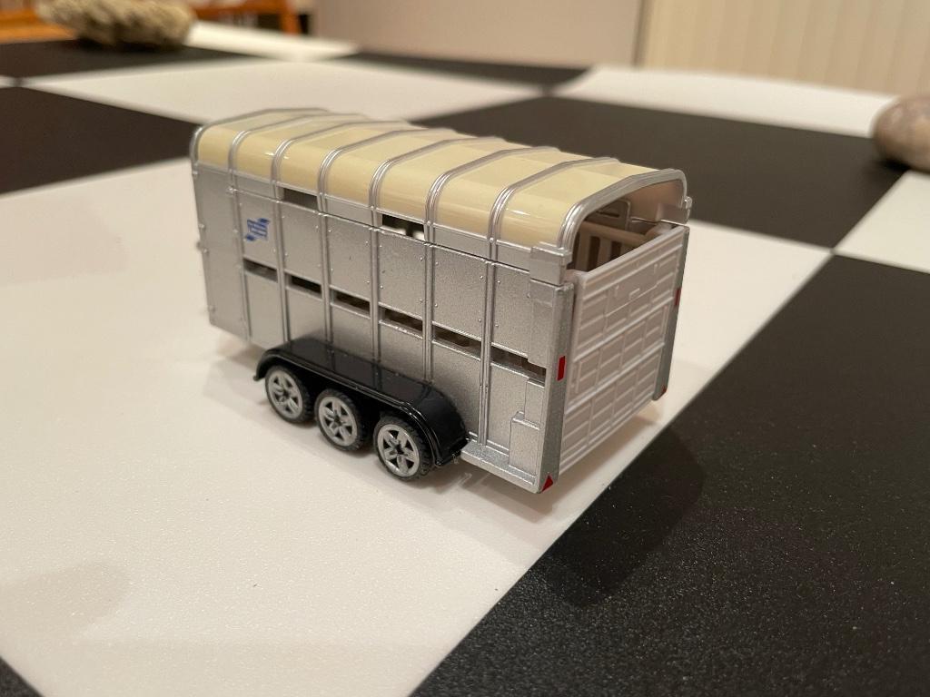 Siku Veetransporter Ifor-Williams 1:50, Ophalen, Zo goed als nieuw, Hijskraan, Tractor of Landbouw, SIKU