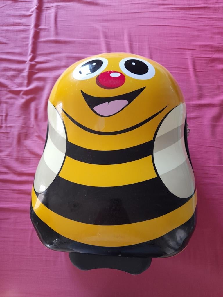 Ceruzo Kinderkoffer en Rugzak - Rugtas Kind - Hard Case Koff, Ophalen of Verzenden, Gebruikt, Geel, Wieltjes