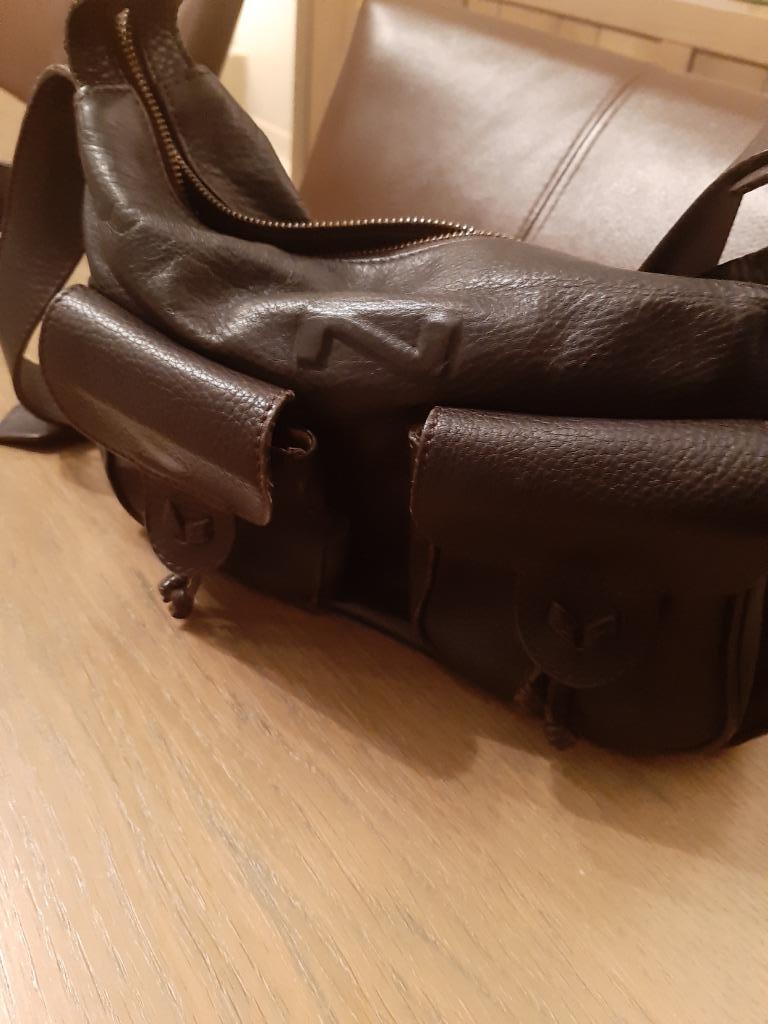 Sac à main Nathan, Enlèvement, Utilisé, Brun, Sac à main
