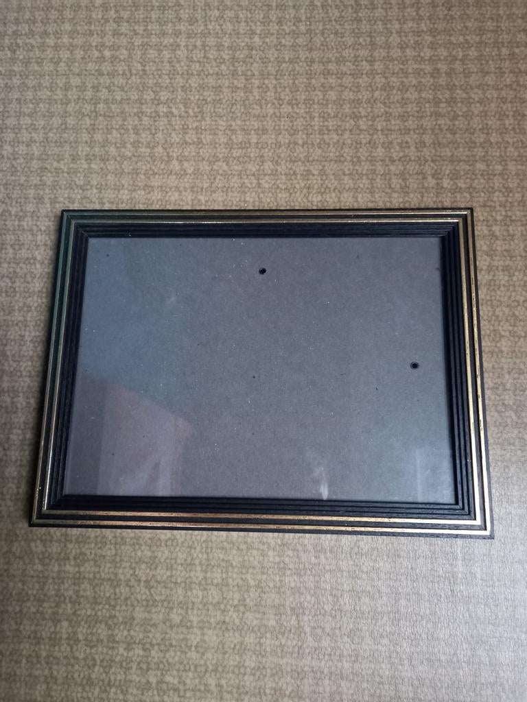 Fotokader met gouden bies, Ophalen of Verzenden, Zo goed als nieuw