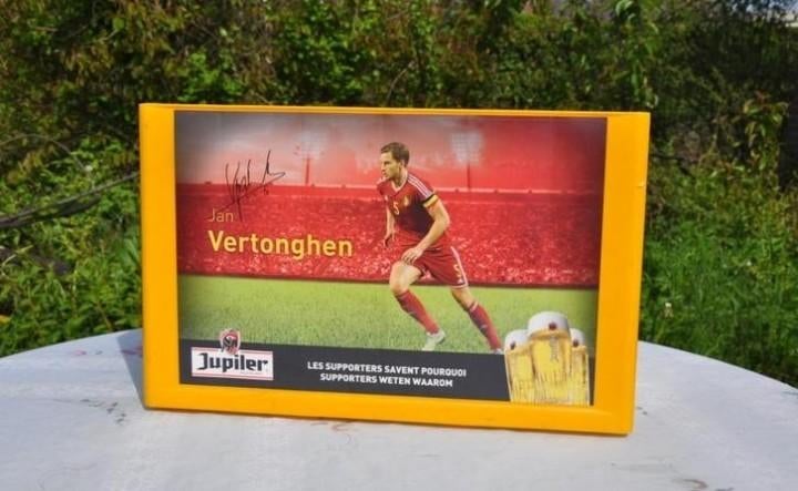 bac de rangement publicitaire diable rouge jan vertonghen, Enlèvement ou Envoi, Utilisé, Autres types, Jupiler