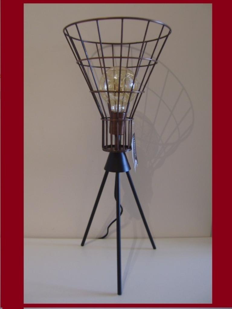 DESIGN Lamp van >>> LIFESTYLE <<< Brons & zwart & LED lamp, Ophalen, Nieuw