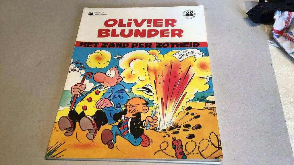 Olivier blunder (B3), Eén stripboek, Ophalen of Verzenden, Gelezen, Greg