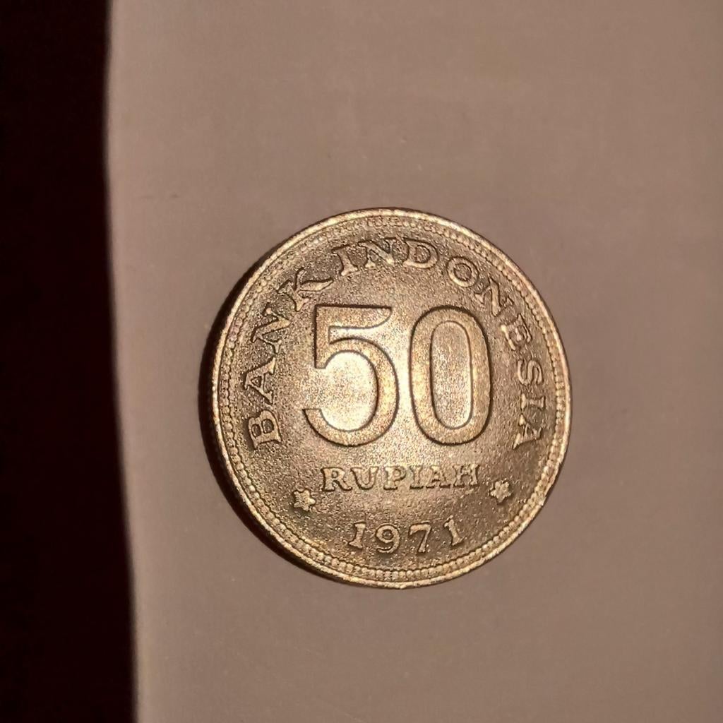 Indonésie 50 roupies, 1971, Enlèvement ou Envoi
