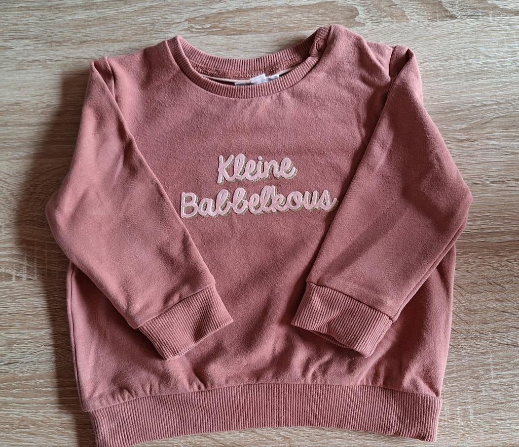 Leuk roestbruin warme sweater merk cuddles &Smile  maat 74, Kinderen en Baby's, Ophalen of Verzenden, Zo goed als nieuw