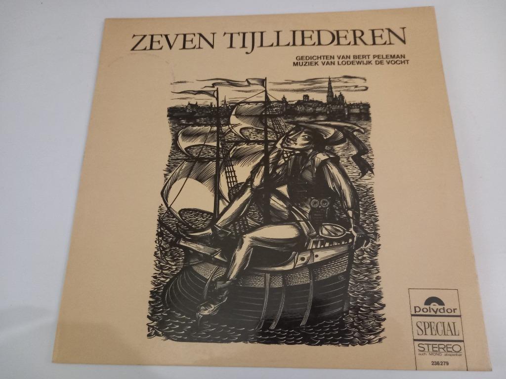Vinyl LP Zeven Tijlliederen Gedichten Tijl Uilenspiegel Folk, Cd's en Dvd's, Vinyl | Nederlandstalig, Streekmuziek, 12 inch, Ophalen of Verzenden