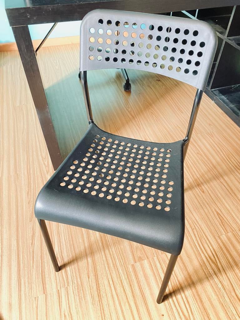 Stoelen, Ophalen, Kunststof, Zwart, Zo goed als nieuw