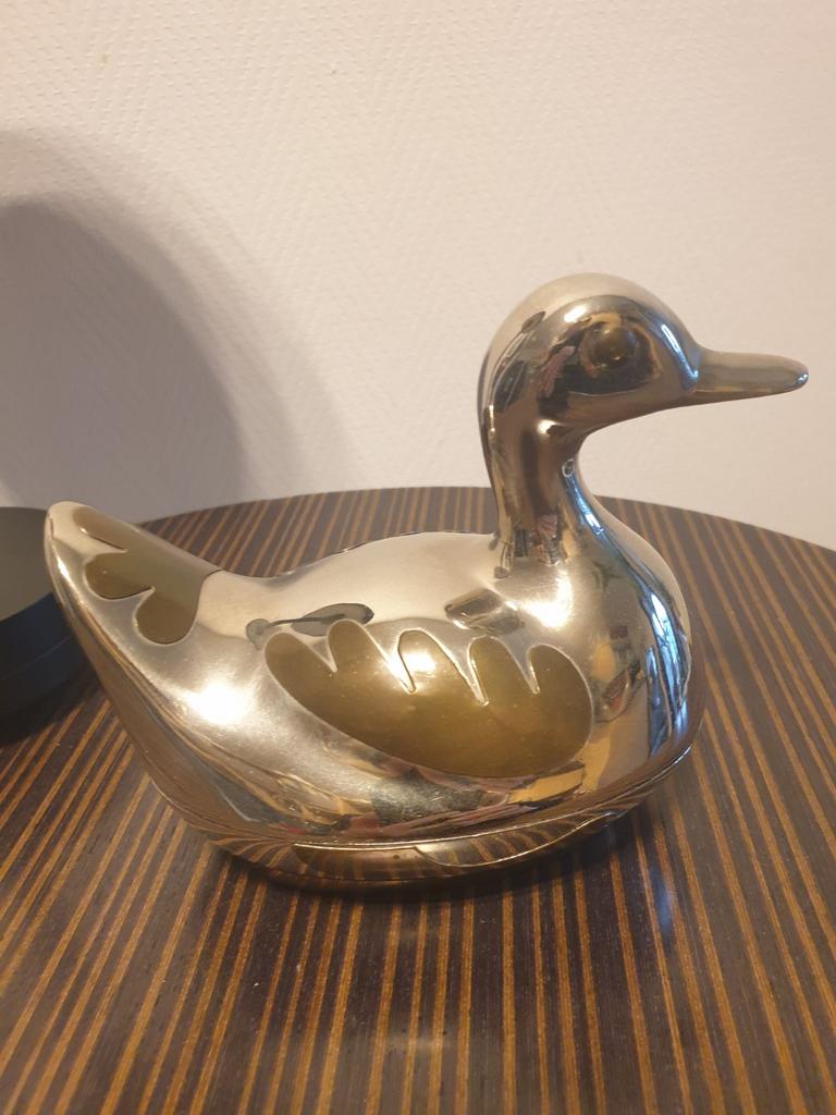 Boîte de rangement en laiton pour canard, Enlèvement