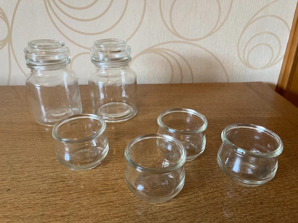 Glazen voorraad potten - vintage, Ophalen of Verzenden
