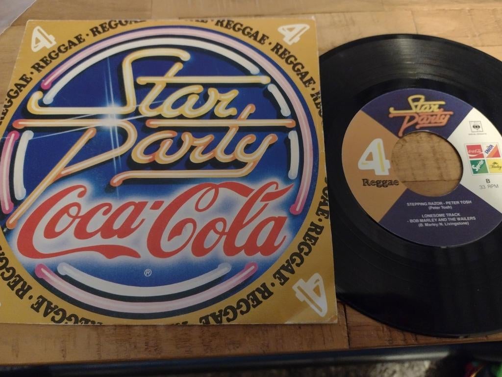 PROMO SINGLE COCA COLA 4: REGGAE: BOB MARLEY-P TOSH (1980), Cd's en Dvd's, Gebruikt, Wereldmuziek, 7 inch, Single