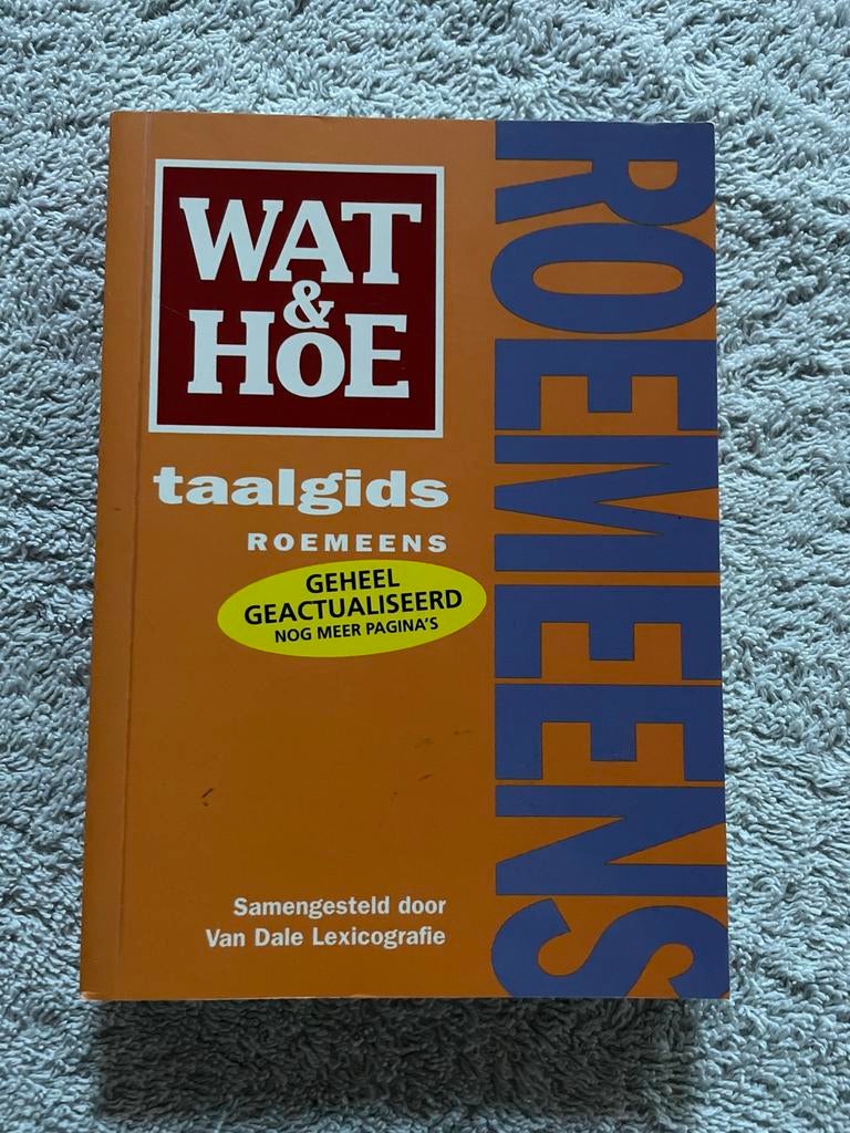 Van Dale Wat & Hoe Roemeens – Handige Taalgids voor Reizen, Ophalen, Zo goed als nieuw, Taalgids