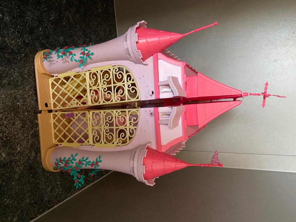 Speelgoedkasteel Playmobil met atributen., Ophalen, Gebruikt