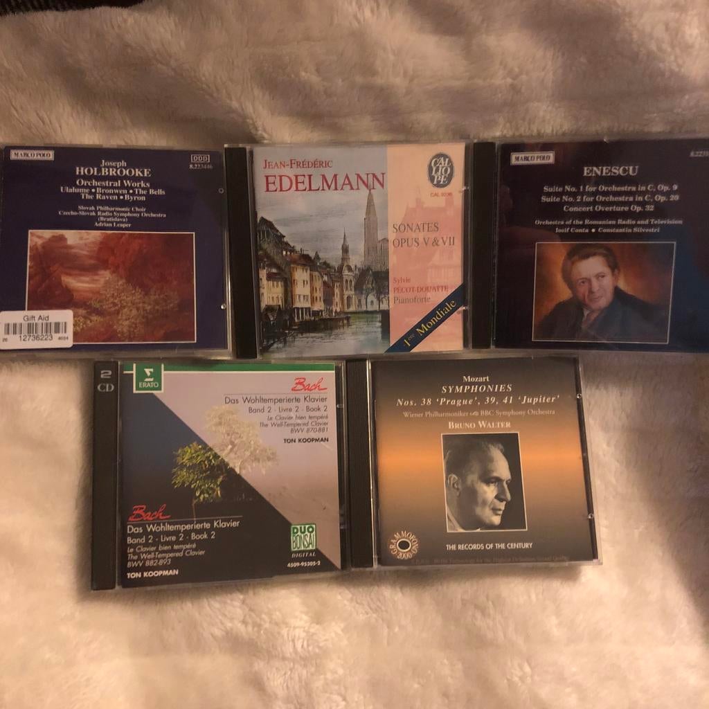 Set van 5 x verschillende klassieke cd's, Ophalen, Gebruikt