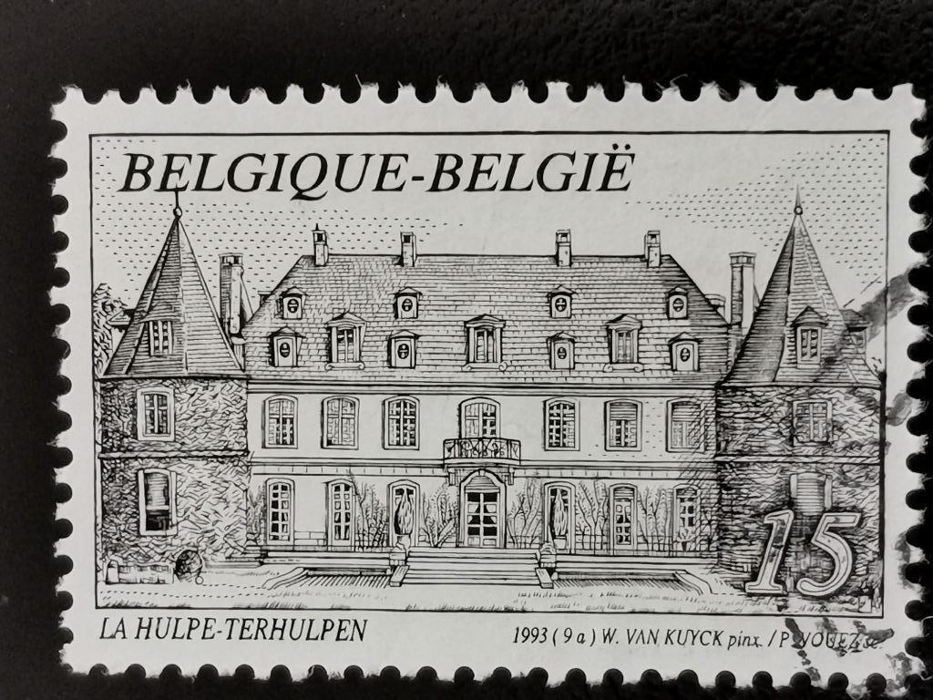 Belgique 1993 - châteaux - La Hulpe, Enlèvement ou Envoi, Affranchi