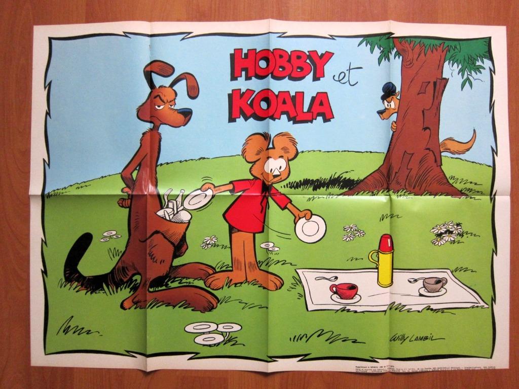 Spirou 1789 : Poster Hobby et Koala TBE 1972, Lambil, Eén stripboek, Ophalen of Verzenden, Zo goed als nieuw