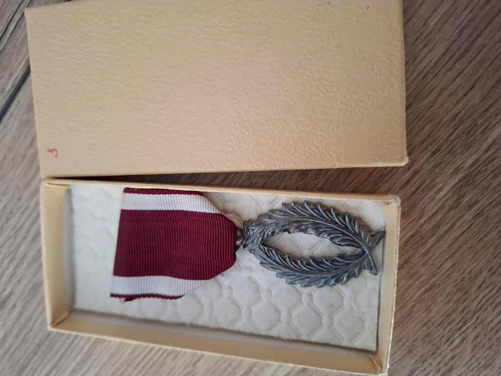 Médaille : palme en argent dans l'ordre de la couronne, Envoi