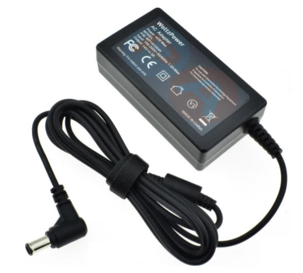 Monitor Adapter 14V 3A voor Sony 6.5x4.4mm, Computers en Software, Monitoren, Ophalen of Verzenden, Zo goed als nieuw, Sony