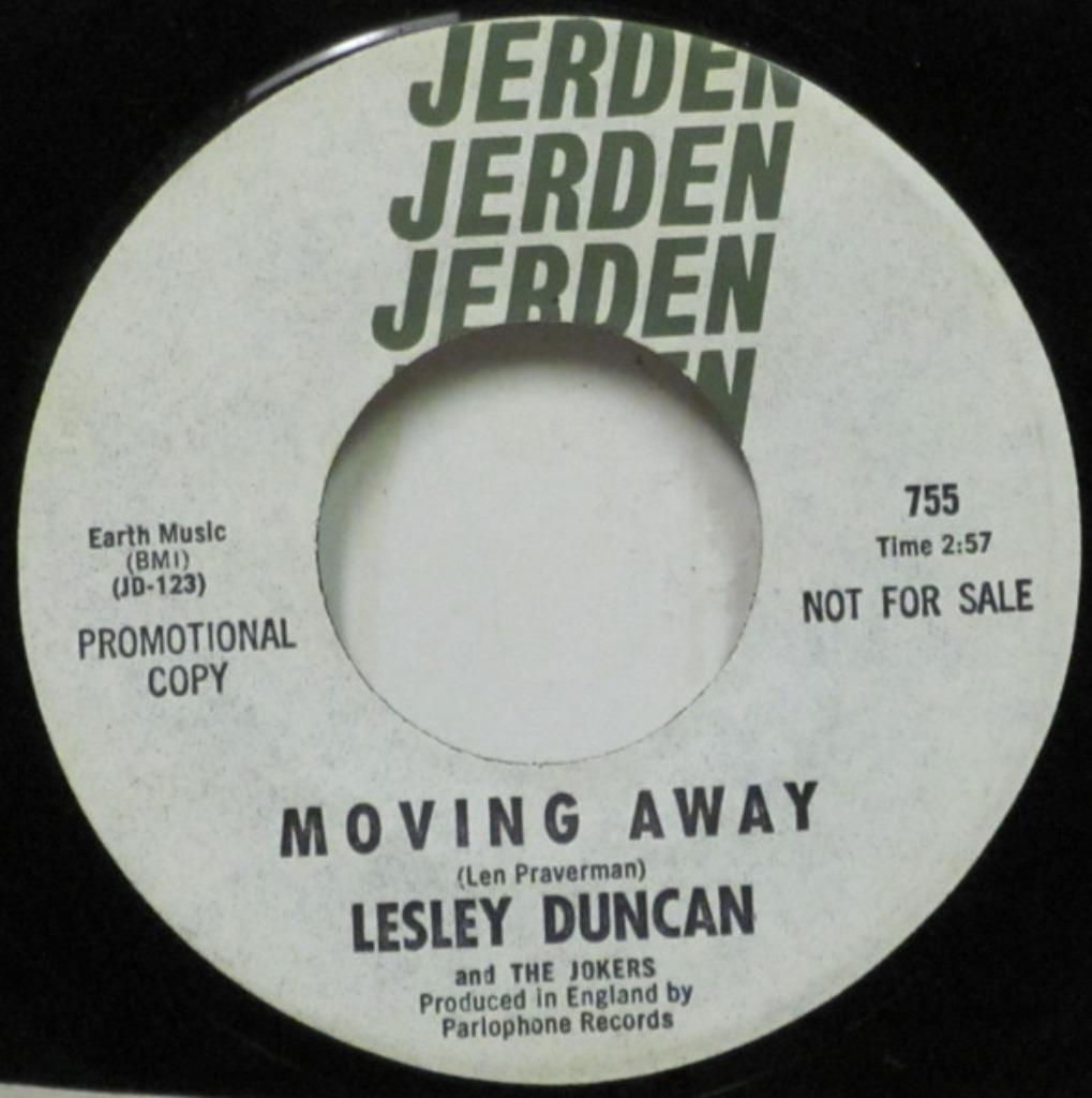 Lesley Duncan And The Jokers - Moving Away " Popcorn ", Cd's en Dvd's, Vinyl Singles, Zo goed als nieuw, Pop, Ophalen of Verzenden