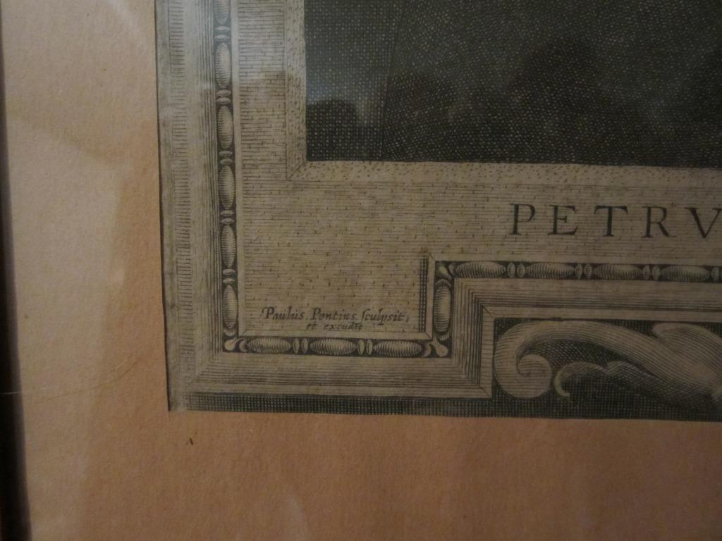 Ets van Paulus Pontius, Antiek en Kunst, Ophalen