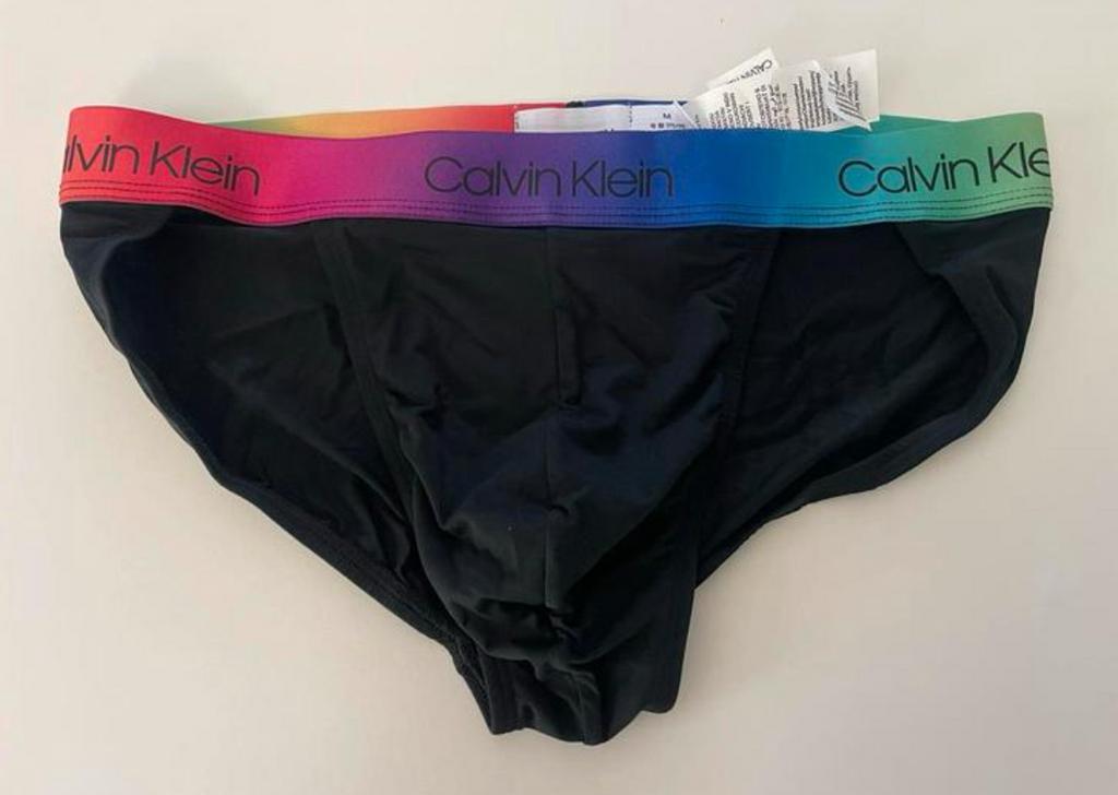 Tanga Calvin Klein en microfibre Pride, Envoi, Noir, Calvin Klein, Slip