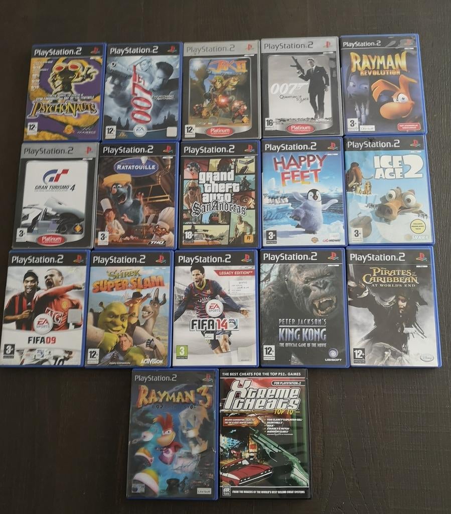 17 jeux Play Station 2, Enlèvement