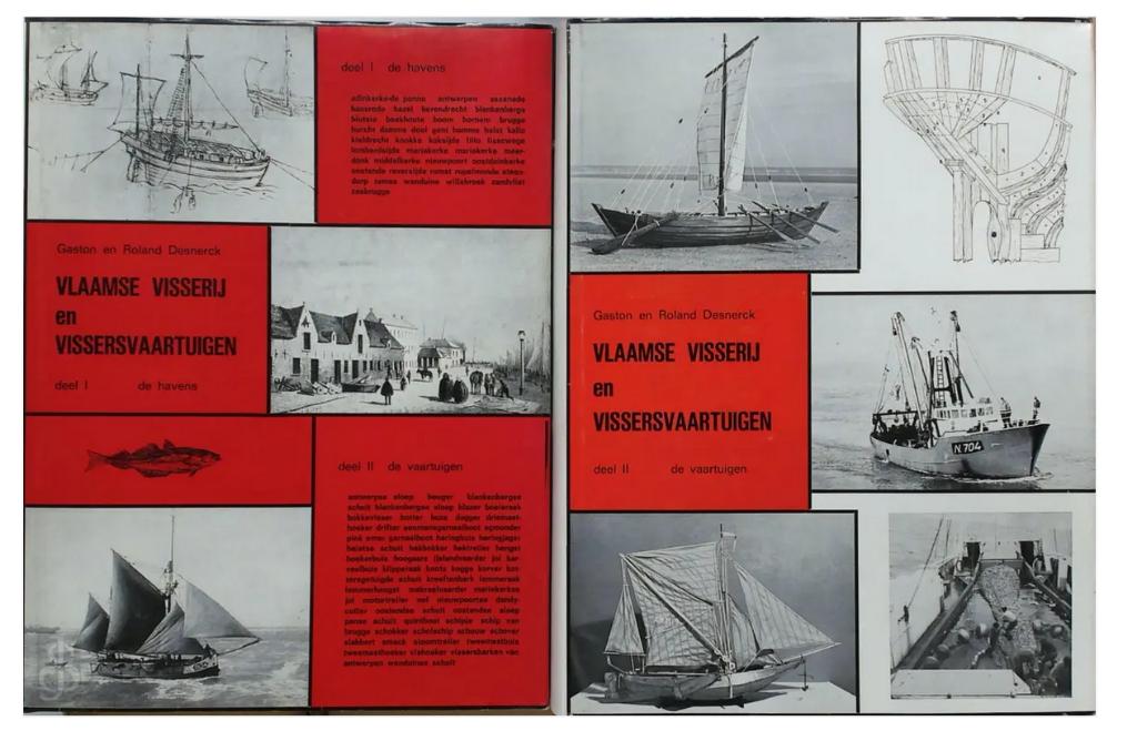 Vlaamse visserij en vissersvaartuigen (1/2) ; gesigneerd, Boeken, Ophalen of Verzenden, Zo goed als nieuw