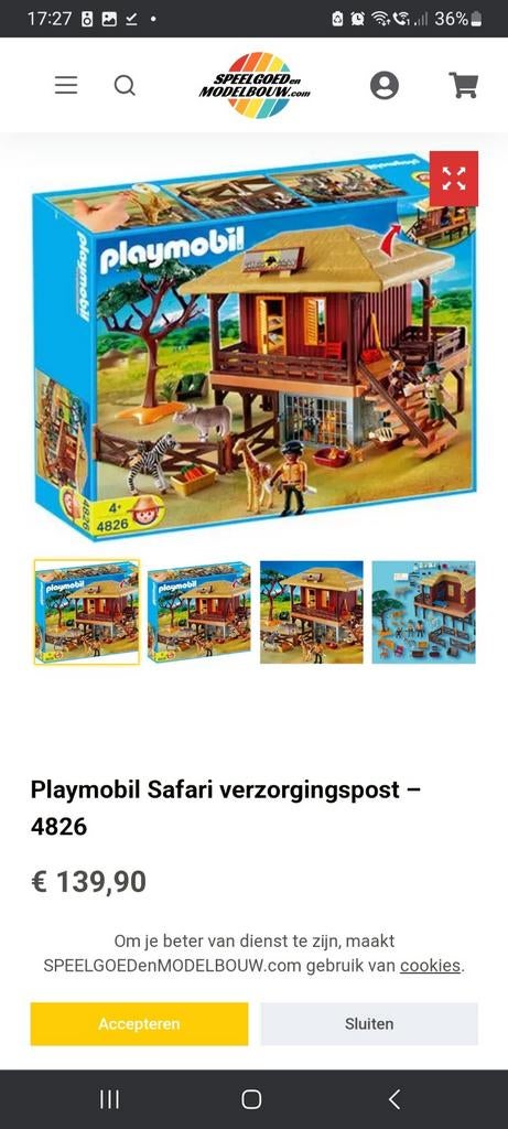 Playmobil safari verzorgingspost en dierentransport, Enlèvement ou Envoi