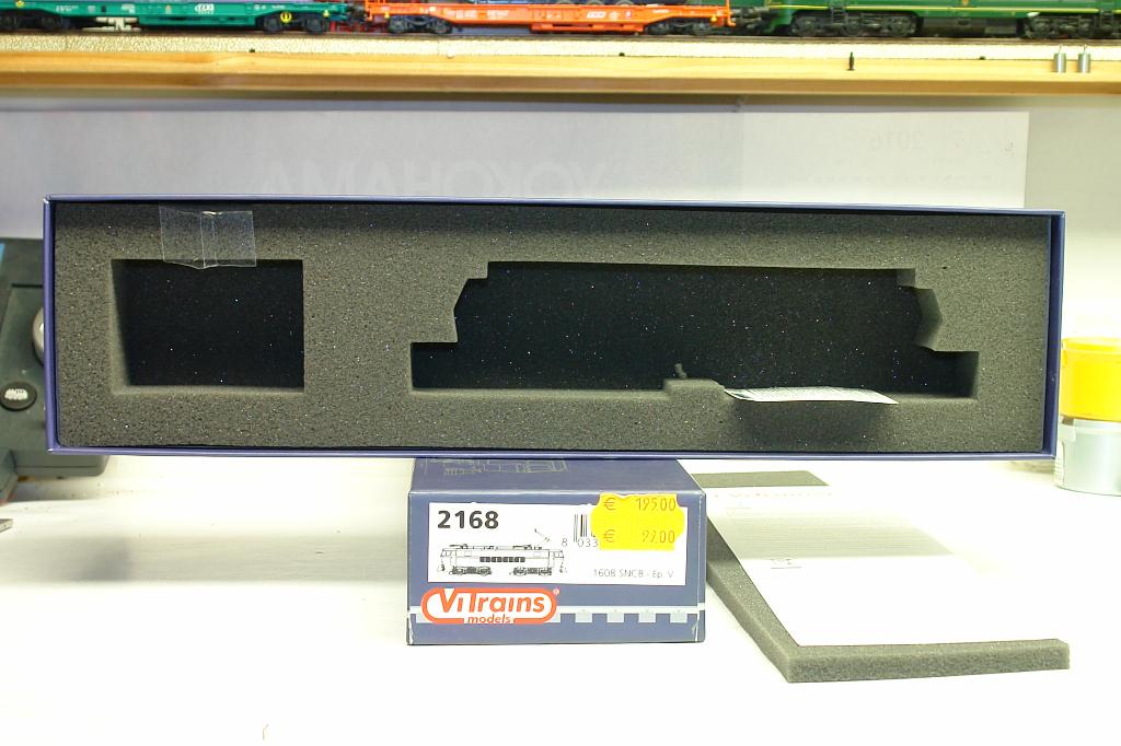 VITRAINS 2168 BOITE VIDE 1608 SNCB NMBS HO, Hobby en Vrije tijd, Modeltreinen | H0, Overige merken, Gelijkstroom of Wisselstroom