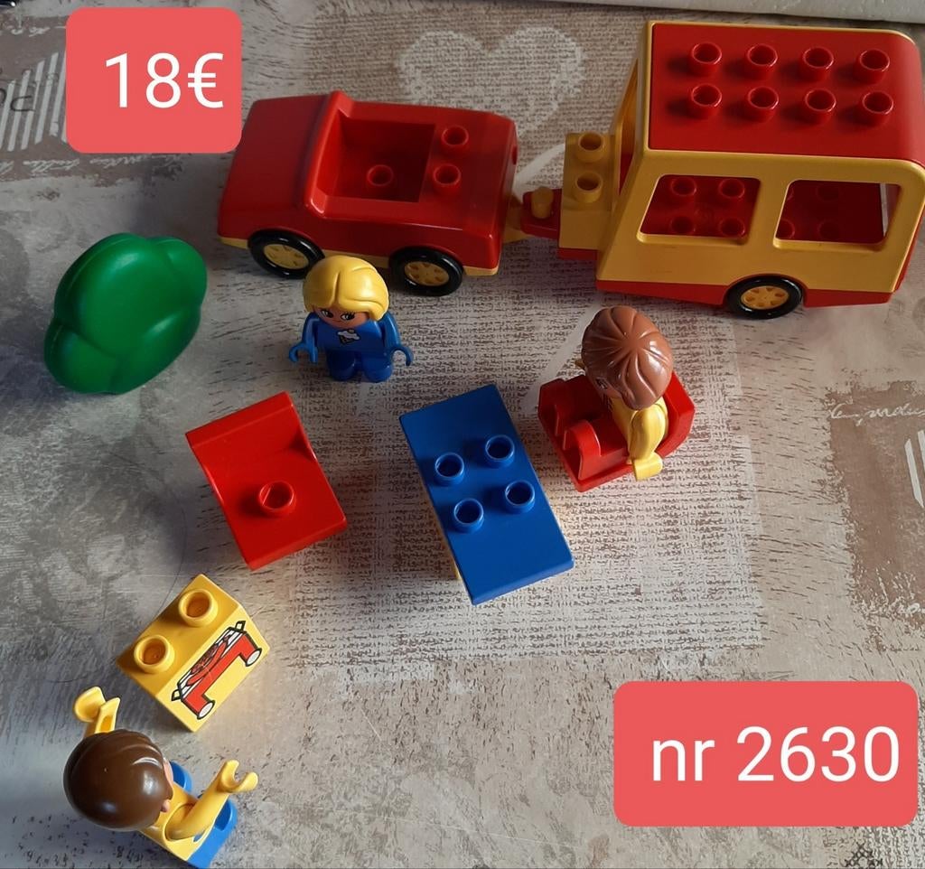 Lego duplo: Camping set nr 2630 (2×), Kinderen en Baby's, Speelgoed | Duplo en Lego, Ophalen of Verzenden, Zo goed als nieuw, Duplo
