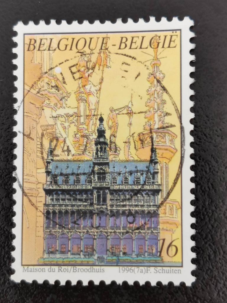 Belgique 1996 - Bruxelles - La Maison du Roi, Grand Place, Enlèvement ou Envoi, Affranchi
