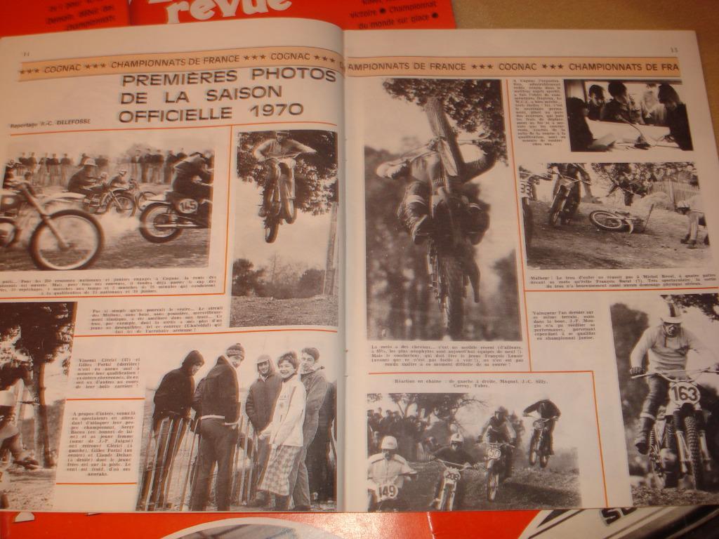 MOTO REVUE Lot de 7 Anciennes Revues 1970, Livres, Enlèvement ou Envoi, Utilisé, Général