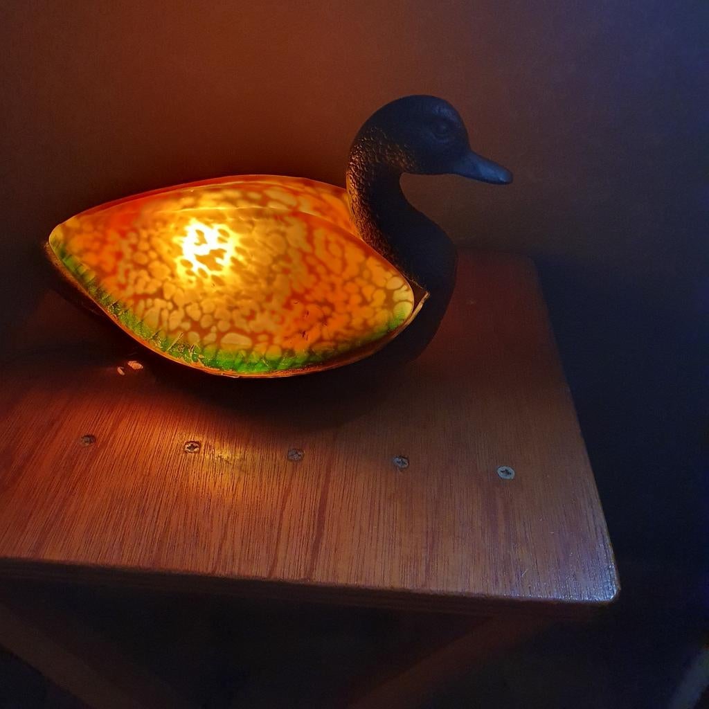 Eend  glas  fondyzer, Ophalen