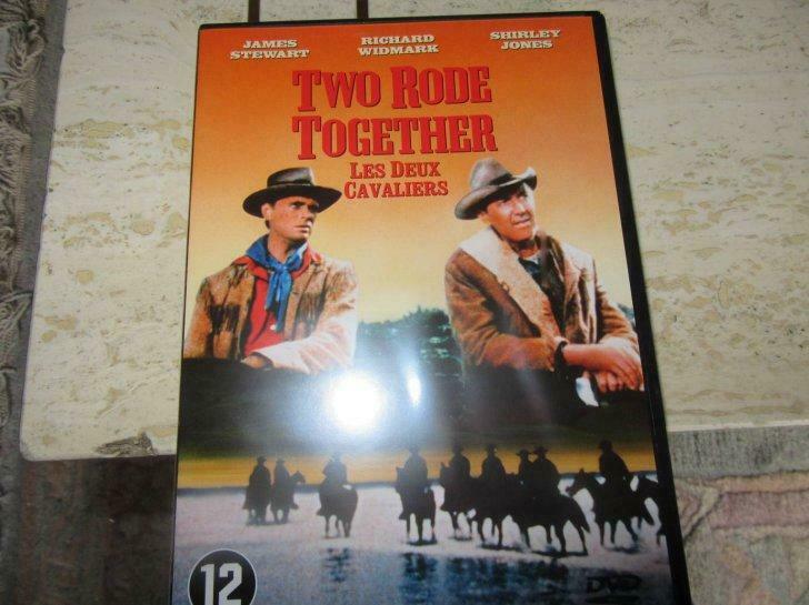 Two Rode Together met James Stewart,Richard Widmark(Western), Vanaf 12 jaar, Ophalen of Verzenden