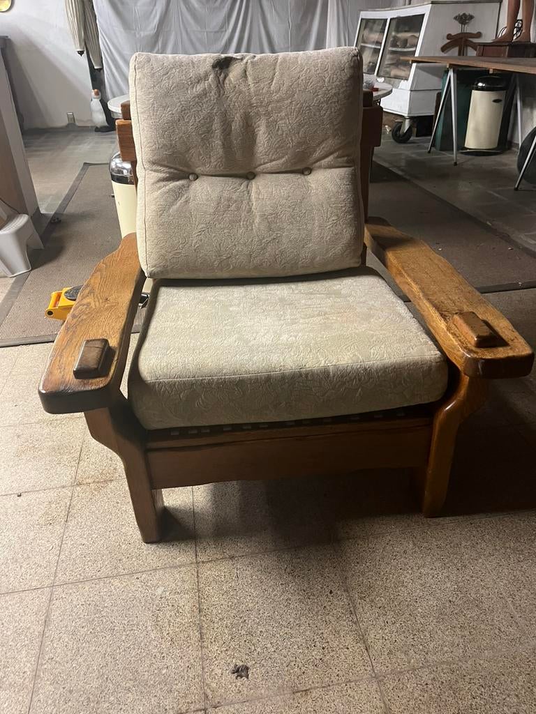 Deense fauteul mid-century, Huis en Inrichting, Ophalen, Zo goed als nieuw