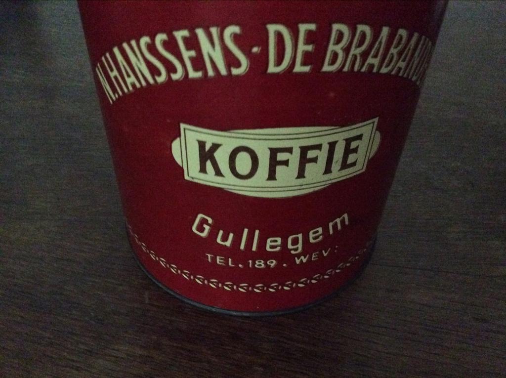 Koffie Hanssen Gullegem. ,bezoek van Koning Leopold ||| 1937, Collections, Enlèvement ou Envoi, Utilisé, Café