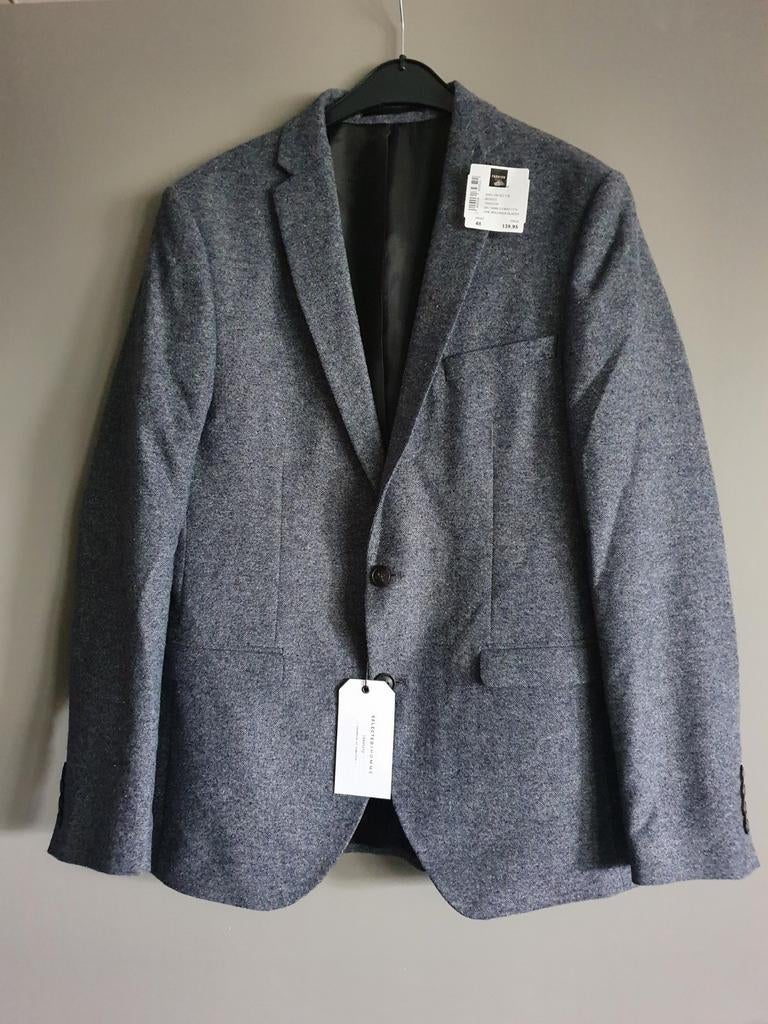Nieuwe colbert van Selected Homme maat 48, Maat 48/50 (M), Nieuw, Ophalen of Verzenden, Grijs