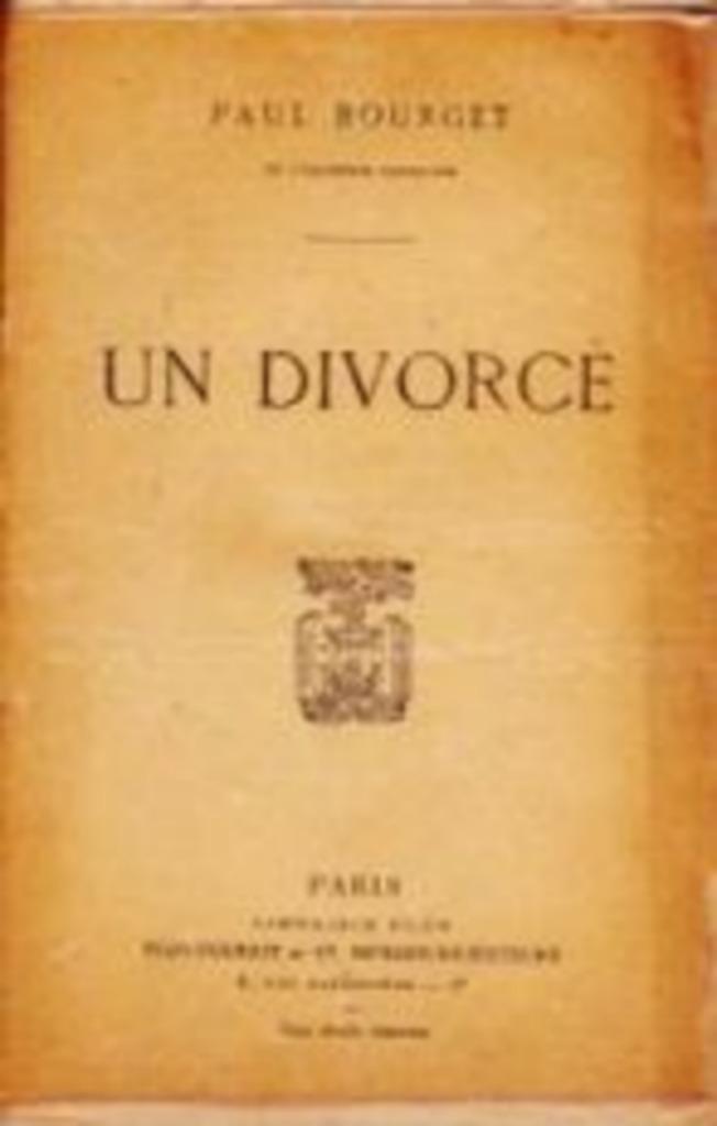 Un Divorse., Gelezen, Europa overig, Ophalen of Verzenden, Paul Bourget