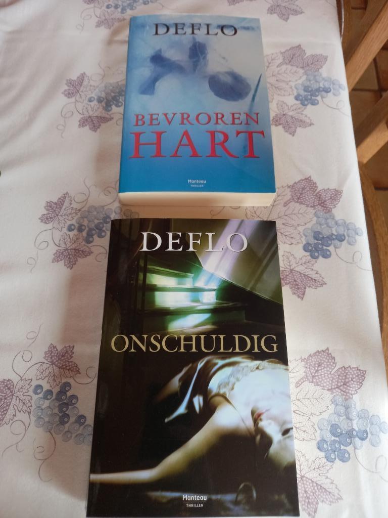 2 thrillers Deflo, Ophalen of Verzenden, Zo goed als nieuw, Luc Deflo