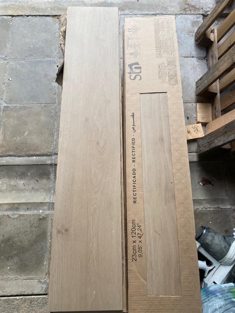 Carrelage imitation bois - Verano Natural (Impermo), Neuf, 60 cm ou plus, Carrelage de sol, Enlèvement