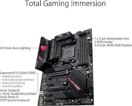 ROG STRIX B550 F gaming | LIVRAISON GRATUITE, Neuf, -, ASUS, AMD
